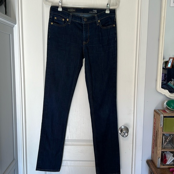 J. Crew Matchstick Dark Wash Straight-leg Jean - Picture 2 of 9